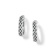 Interlok Braid Small Hoop Earrings by Brighton in Antrim NH