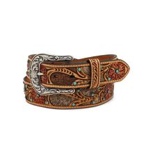 Women's Flower/Calf Hair Belt