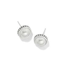 Pebble Dot Pearl Post Earrings by Brighton