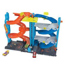 Hot Wheels City Transforming Race Tower Playset, Track Set With 1 Toy Car by Mattel