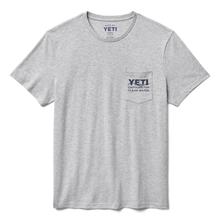 X Captains for Clean Water Pocket Short Sleeve Tee - Heather Gray - S by YETI