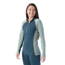 Female Women's Classic Thermal Merino Base Layer 1/2 Zip Hoodie Boxed by Smartwool