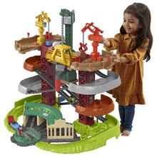 Thomas & Friends Trains & Cranes Super Tower Playset With Thomas, Percy & Harold by Mattel