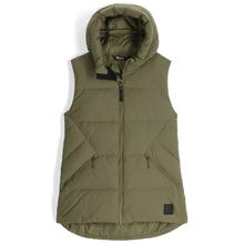 Women's Coze Hooded Down Vest by Outdoor Research in Dorr Michigan