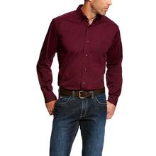 Men's Solid LS Stretch Poplin