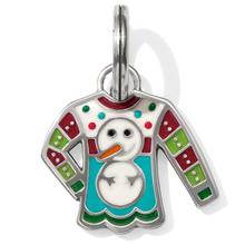 Snowman Christmas Sweater Charm