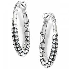 Pebble Pave Hoop Earrings