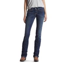 Women's R.E.A.L. Mid Rise Stretch Icon Stackable Straight Leg Jean by Ariat in Batavia NY