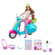 Barbie Holiday Fun Doll, Scooter And Accessories by Mattel