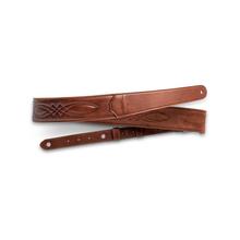 2" Vegan Leather Guitar Strap - Medium Brown by Taylor Guitars