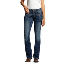 Women's R.E.A.L. Mid Rise Stretch Entwined Festival Boot Cut Jean by Ariat in Thornton CO