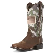 Women's Round Up Patriot Textile Western Boot