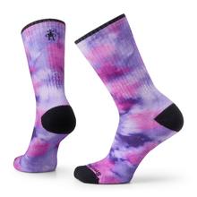 Athletic Far Out Tie Dye Print Targeted Cushion Crew Socks by Smartwool