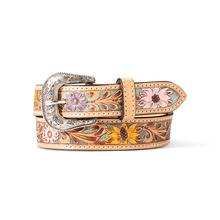 Unisex Flower Tooled Belt by Ariat