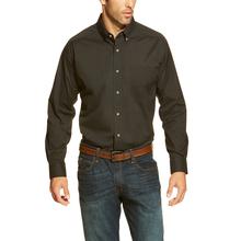 Men's Solid Poplin Perf LS Shirt