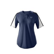 Women's E601 2-Button Placket Pullover Jersey by EvoShield