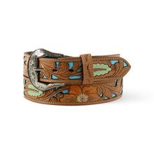 Women's Floral Tooled Belt