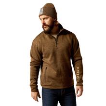 Mens Caldwell Logo 1/4 Zip Sweater