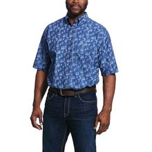 Men's Tavares Print Stretch Classic Fit Shirt by Ariat