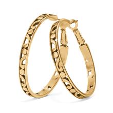 Contempo Large Hoop Earrings by Brighton in Bethel VT