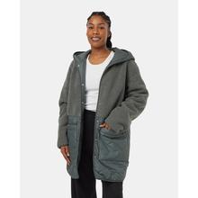 Recycled Boucle Reversible Long Jacket by Tentree in Decatur IL