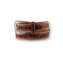 Men's Filigree embossed stitch belt by Ariat in Homewood AL