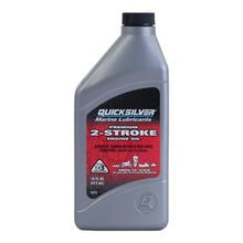 Quicksilver Premium 2-Stroke Engine Oil for Outboards, PWC, Snowmobiles and Motorcycles, 1 Pint by Mercury Marine
