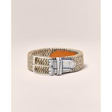 Mens Crocco Tip Italian Linen Belt by Johnnie-O