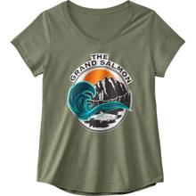 Women's Grand Salmon Short-Sleeve Eco T-Shirt by NRS in Red Deer AB