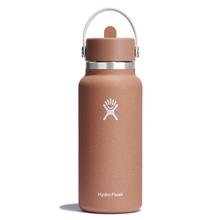 32 oz Wide Mouth with Flex Straw Cap - Sandy by Hydro Flask in Durham NC