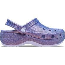 Classic Platform Iridescent Glitter Clog by Crocs in Durham NC