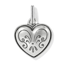 One Heart Etched Love Charm by Brighton in Torrance CA