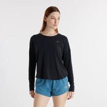 Women's Drapey Jersey Long Sleeve T-Shirt by New Balance in Alexandria LA