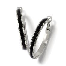 Interlok Noir Heirloom Hoop Earrings by Brighton in Pasadena CA