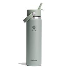 24 oz Wide Mouth with Flex Straw Cap - Tonal Agave by Hydro Flask in Mishawaka IN