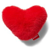 Red Fuzzy Heart by Crocs