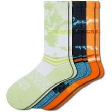 Socks Adult Crew Seasonal Dye 3 Pack by Crocs
