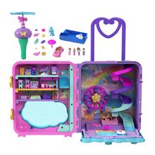 Polly Pocket Dolls Pollyville Resort Roll Away Playset by Mattel