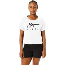 WOMEN'S  STRIPES SHORT SLEEVE BOXY TEE