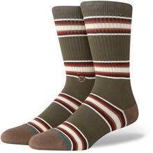 Hill Top Crew Socks Green M by Stance