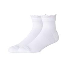 Unisex Active Ruffle Quarter Socks 2 Pack by New Balance