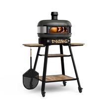 Gozney Dome Outdoor Pizza Oven. Off-Black Colored. Dual Fuel Natural Gas. Gas Burner. by Gozney