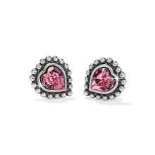 Shimmer Heart Mini Post Earrings by Brighton in Richland Hills TX