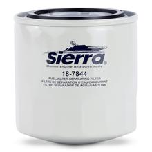 118-7844 Fuel Water Separating Filter, Short 3.875", 21 Microns, 11/16"-16 Thread size, Mercury by Sierra Parts