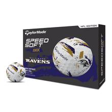 Baltimore Ravens SpeedSoft Ink Golf Balls by TaylorMade in Decatur AL