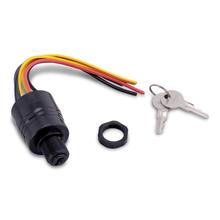 MP41070-2 Ignition Switch - 3 Position Magneto - Polyester - Short Neck - Color Coded