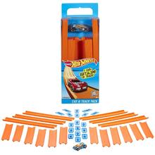 Hot Wheels Track Builder Straight Track With Car by Mattel