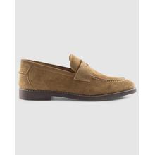 Mens J-Flex Suede Penny Loafer by Johnnie-O