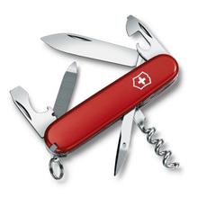 Sportsman Victorinox pocket knife (Red, 3 in)