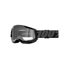 Strata 2 Goggle Black - Clear Lens by 100percent Brand in Grafton WI